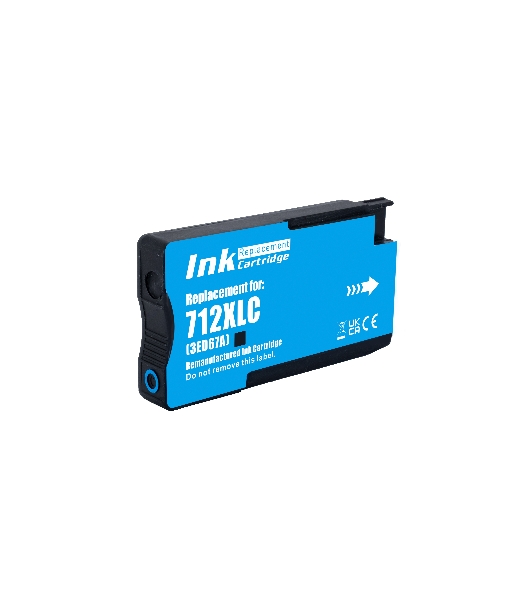 Картридж струйный NVPrint 712 (NV-3ED67A) Cyan для HP DJ T210/T630 (29 мл)