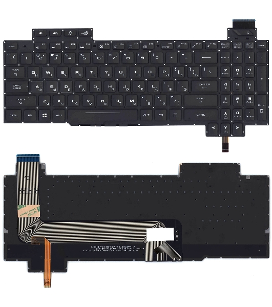 Клавиатура для ноутбука Asus ROG Strix GL503 GL503V GL503VD c белой подсветкой