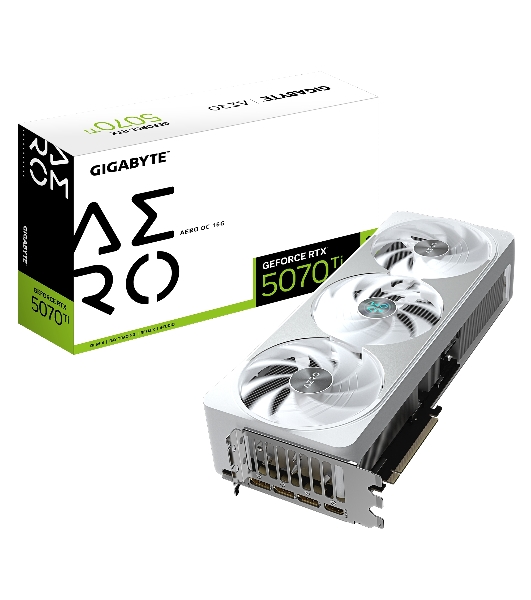 Видеокарта Gigabyte GV-N507TAERO OC-16GD 1.0 NV RTX 5070TI 16Gb 256bit GDDR7 2805/28000/HDMIx1/