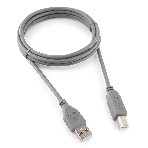 Кабель USB2.0 Pro Cablexpert CCP-USB2-AMBM-6G, AM/BM, 1.8м, экран, серый, фото 1