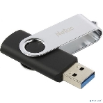 Флешка USB Netac U505 (NT03U505N-128G-30BK), 128Gb, USB 3.0, R/W 110/45, черный/серебристый, фото6