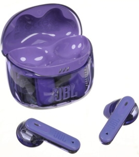 Наушники TWS JBL Tune Flex 2 призрачно-фиолетовый, вкладыши/внутриканальные (трансформер), Bluetooth, адаптивное шумоподавление