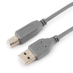 Кабель USB2.0 Pro Cablexpert CCP-USB2-AMBM-6G, AM/BM, 1.8м, экран, серый, фото3