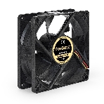 Вентилятор для корпуса ExeGate ExtraPower EP08025B3P черный, 80 мм, 2900 об/мин, 29.5 дБ, 3 pin, фото 1