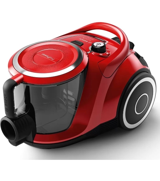 Пылесос Bosch BGS412234A красный, 2200 Вт, уборка сухая, пылесборник контейнер, 2.4 л