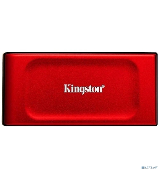 Внешний SSD Kingston XS1000, 1TB, USB 3.2 Gen 2 Type-C, R/W 1050/1000, красный