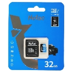 Флеш карта microSDHC 32Gb Netac P500 NT02P500STN-032G-R (с SD адаптером) 80Mb/s, фото9