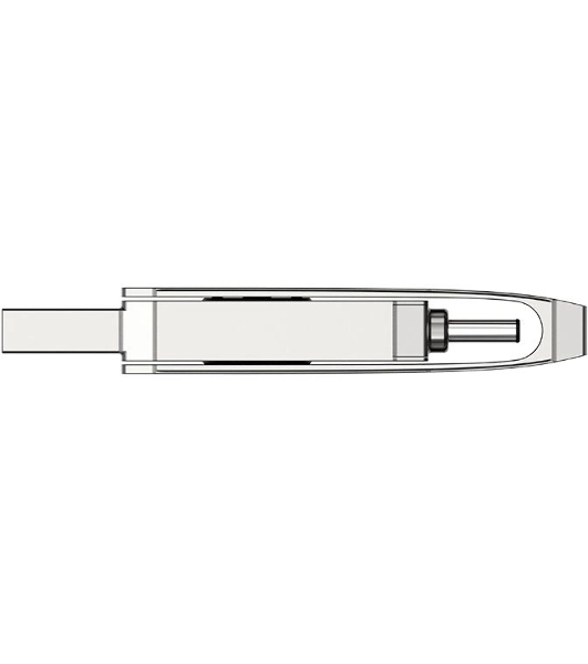 Флешка USB Netac U782C dual USB 3.0+TypeC 64Gb, retail version