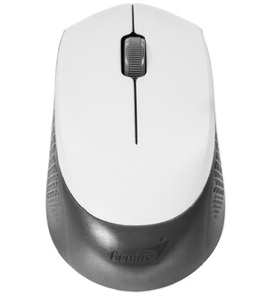Мышь беспроводная Genius NX-8000S BT белый, 1200 dpi, радиоканал, Bluetooth, USB, кнопки - 3