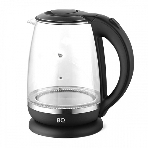 Электрочайник BQ KT2049G черный, 2 л, 2200 Вт, скрытый нагревательный элемент, фото2