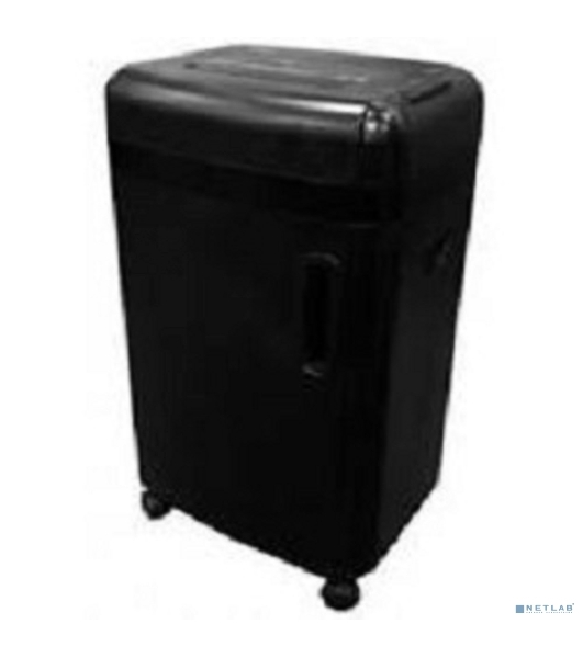 Шредер Office Kit S180 (0,8х1) черный (секр.P-7)/фрагменты/5лист./32лтр./пл.карты/CD