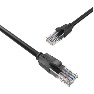 Патч-корд Vention прямой UTP cat.6, RJ45 - 15м. черный