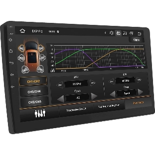 Автомагнитола ACV AD-9006DSP, 2 DIN, 9', Android 13, Bluetooth, USB Type-A, AUX, GPS, 4G, CarPlay