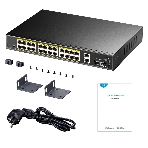 Коммутатор Cudy GS1026PS2, 24×1 Гбит/с, 2×1 Гбит/с Combo (RJ-45/SFP), 2×1 Гбит/с SFP, фото9