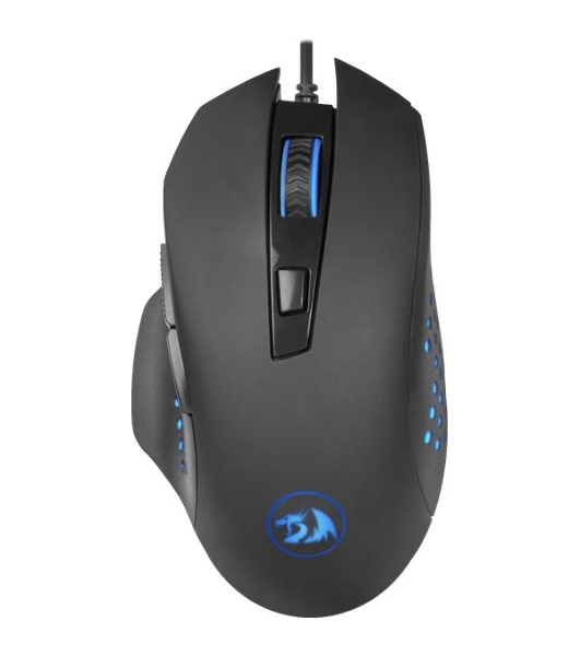 Мышь проводная Redragon Gainer черный, 3200 dpi, USB, кнопки - 6