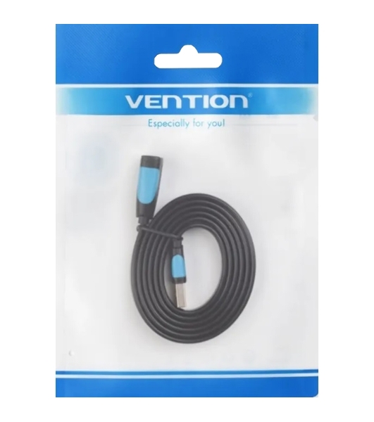 Кабель-удлинитель Vention USB 3.0 AM/AF - 3 м плоский VAS-A13-B300