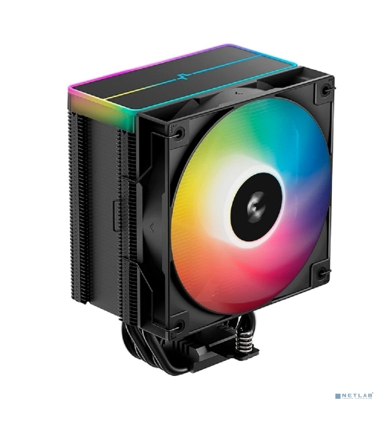 Кулер для процессора DEEPCOOL AG500 BK ARGb V2 черный 120мм алюминий+медь 1900rpm 29.4db 40pin 240W 160мм