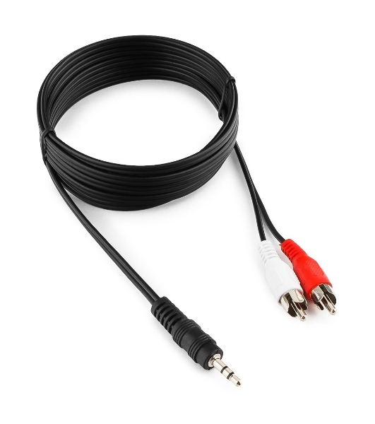 Кабель аудио Gembird/Cablexpert Jack3.5/2xRCA, 2.5м