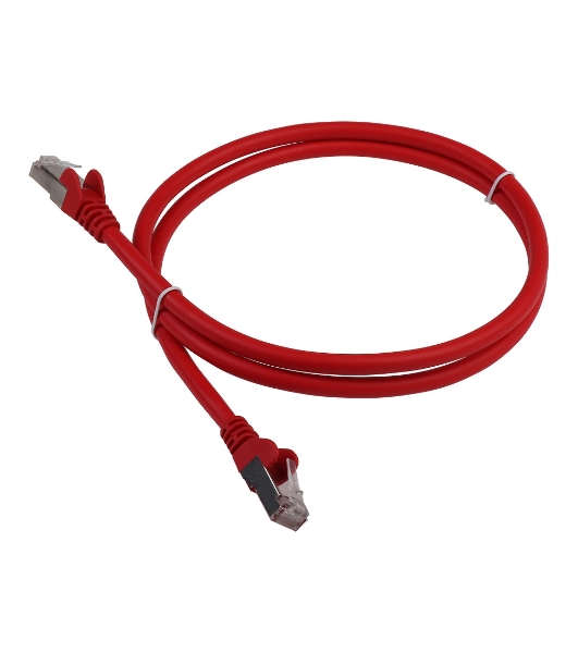 Патч-корд LANMASTER LSZH FTP cat.6, 1.0 м, красный
