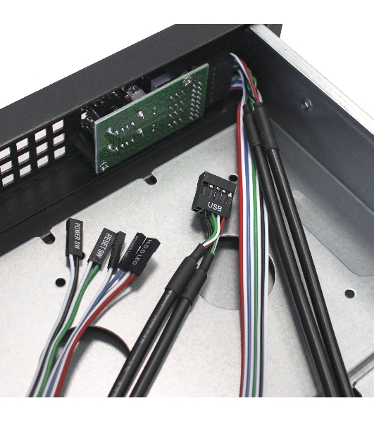 Серверный корпус ExeGate EX293173RUS Pro 1U650-04 (RM 19', высота 1U, глубина 650, БП 1U-1000ADS, USB)