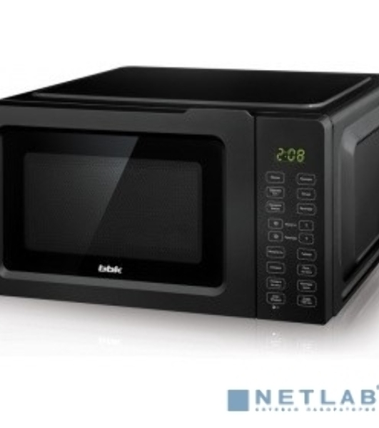 Микроволновая печь BBK 17MWS-786S/B черный, 17 л, 700 Вт, переключатели - кнопки