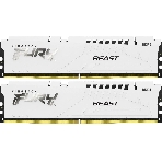 Оперативная память Kingston Fury Beast, DDR5, 64Gb (2x32GB), 5200MHz, CL40, DIMM, с радиаторами, белый, фото4