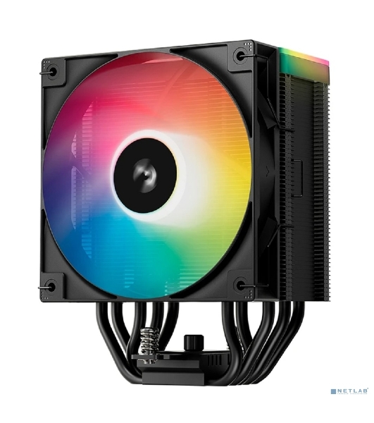 Кулер для процессора DEEPCOOL AG500 BK ARGb V2 черный 120мм алюминий+медь 1900rpm 29.4db 40pin 240W 160мм
