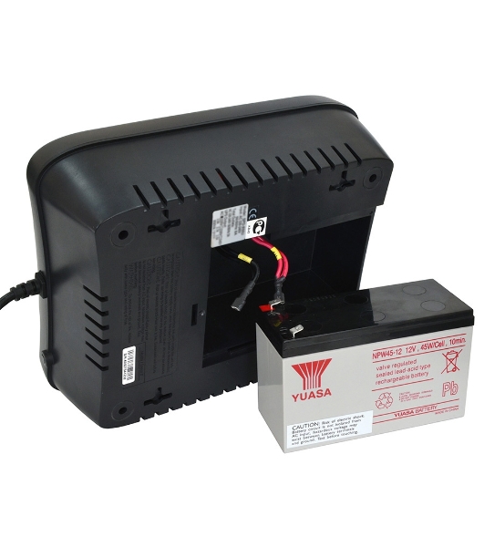 Источник бесперебойного питания Powercom Back-UPS SPIDER, Line-Interactive, LCD, AVR, 550VA/330W, Schuko, USB, черный (1456259)