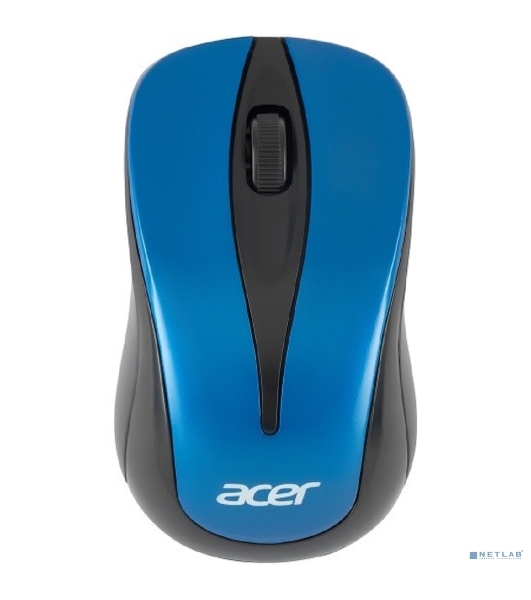 Мышь беспроводная Acer OMR132 синий/черный, 1000 dpi, радиоканал, USB, кнопки - 3