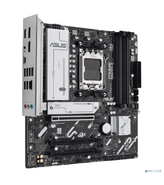 Материнская плата ASUS PRIME B840M-A-CSM, AM5, AMD B840, 4xDDR5, 4xSATA, 3xM.2, 1xPCI-E 4.0 x16, 2xPCI-E 3.0 x16, 1xRealtek 2.5Gb LAN, 2xUSB-A 10Gbps, 1xUSB-C 5Gbps, 4xUSB-A 2.0, 3x3.5 мм, 7.1, micro-ATX