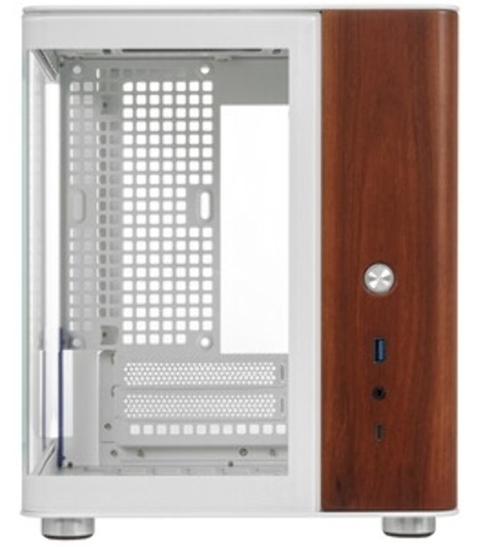 Компьютерный корпус без блока питания Case JONSBO TK-0 белый, Desktop SFF, TG, no fan, 1xUSB-A 3.2 + 1xUSB-C 3.2, SFX PSU Support, mITX белый