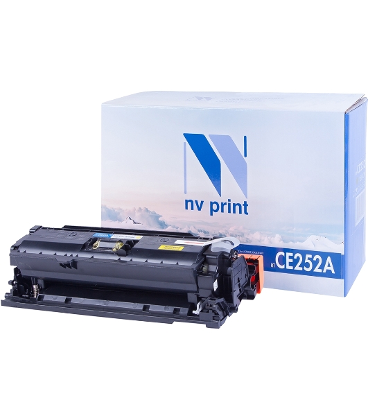 Картридж лазерный NVPrint совместимый HP CE252A Yellow для LJ Color CM3530/CP3525 (7000k)