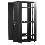 Шкаф коммутационный Lanmaster (TWT-CBB-42U-6X10-P1) 42U 600x1000 мм пер. дв. перфор. задн. дв. перфор. 2-хст. 2 бок. пан. 800 кг черный IP20, фото5