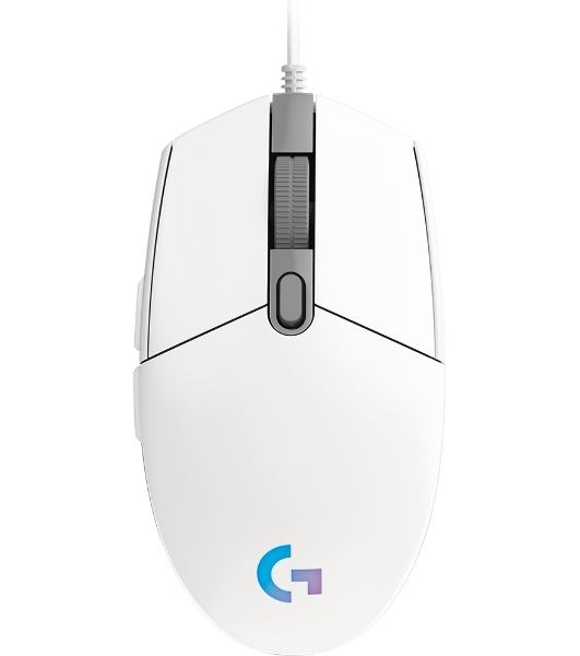 Мышь проводная Logitech G102 LIGHTSYNC белый, 8000 dpi, USB, кнопки - 6