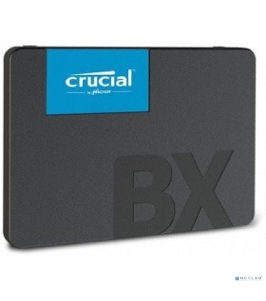 Накопитель SSD Crucial BX500, 500Gb, 2.5', SATA III, R/W 550/500