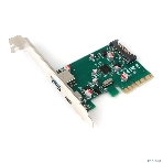 Контроллер USB Gembird SPCR-02, в PCI, порты: 2 внешн. USB 3.0 Type-C, фото7