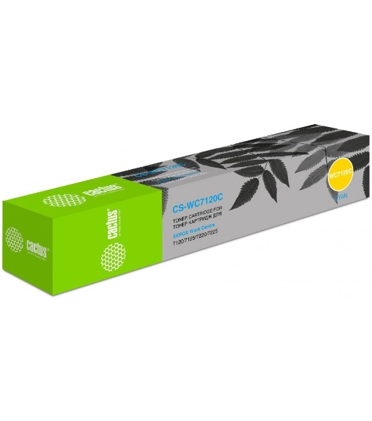 Картридж лазерный Cactus CS-WC7120CR 006R01464 голубой (15000 стр.) для Xerox WC 7120/7125/7220/7225