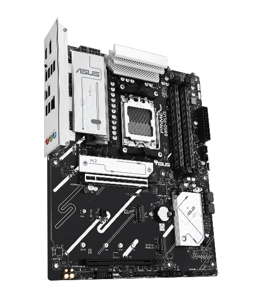 Материнская плата ASUS PRIME B850-PLUS, AM5, AMD B850, 4xDDR5, 4xSATA, 3xM.2, 1xPCIe 5.0 x16, 1xPCIe 4.0 x16, 1xDP, 1xHDMI, 1x2.5Gb LAN, 4xUSB-A 10Gbps, 1xUSB-C 10Gbps, 2xUSB-A 5Gbps, 2xUSB-A 2.0, 3x3.5 мм, 7.1, ATX