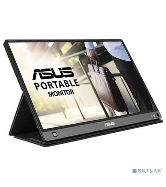 Монитор 15.6' ASUS ZenScreen MB16AHP IPS 1920x1080, 60 Гц, 5 мс, 16:9, 250 кд/м², micro HDMI, USB-C, динамики, черный