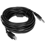 Кабель USB2.0 Cablexpert CCF-USB2-AMBM-TR-15, AM/BM, медь, двойн.экран, фер.кольцо, Pro, 4.5м, прозрач, пакет, фото6