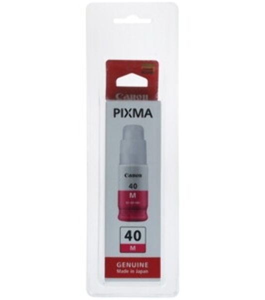 Контейнер с чернилами Canon GI-40 M пурпурный (7700 стр.) для СНПЧ Pixma G5040/G6040