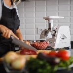 Мясорубка электрическая Аксион М35.04 белый, 1500 Вт, 1.7 кг/мин, реверс, защита от перегрузки, насадки - 4, фото9