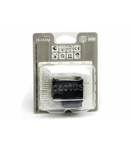 Картридж струйный Cactus CS-CC654 черный для №901 HP OfficeJet-4500/J4580/J4660/J4680 (18мл)