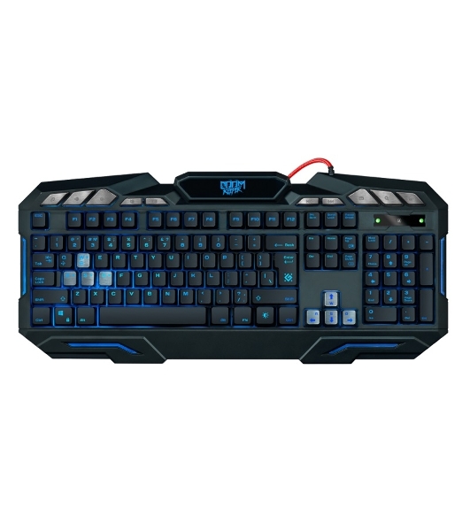 Клавиатура проводная Defender Doom Keeper GK-100DL RU, USB, черный