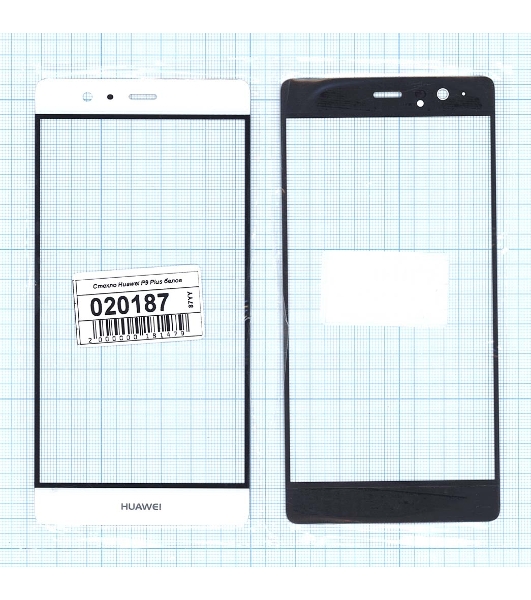 Стекло для Huawei P9 Plus белое