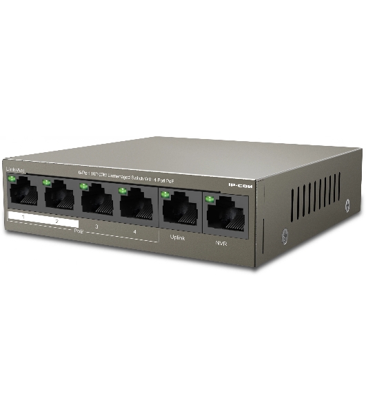 Коммутатор IP-COM F1106P-4-63W 6PORT 4POE
