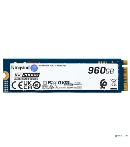 Накопитель SSD Kingston PCIe 4.0 x4 960Gb SEDC2000BM8/960G DC2000B M.2 2280 0.4 DWPD