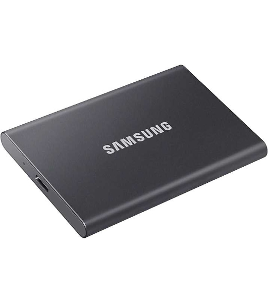Внешний SSD Samsung T7, 1TB, USB 3.2 Gen 2 Type-C, R/W 1050/1000, серый
