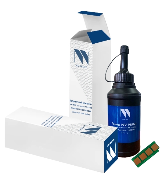 Заправочный комплект NVPrint для Pantum PC-211RB P2200/P2207/P2507/P2500W (тонер+чип) 1600 стр