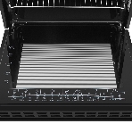 Шкаф духовой электрический Maunfeld AEOD60103G1, 60л, дверца с 3 стеклами, графит, фото16